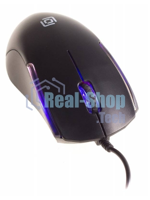 Мышь проводная Oklick 245M черный, 1000 dpi, USB, кнопки - 3