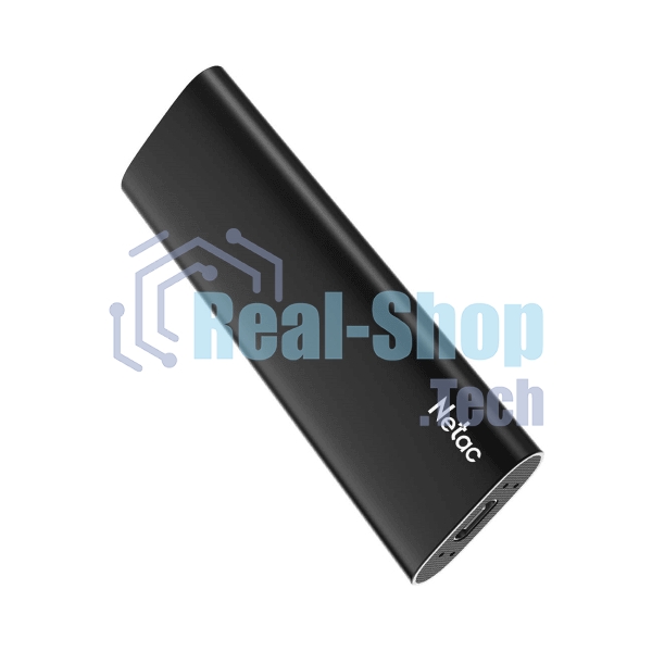 Внешний SSD Netac Z SLIM, 500 Gb, USB 3.2 Gen 2 Type-C, R/W 550/480, черный