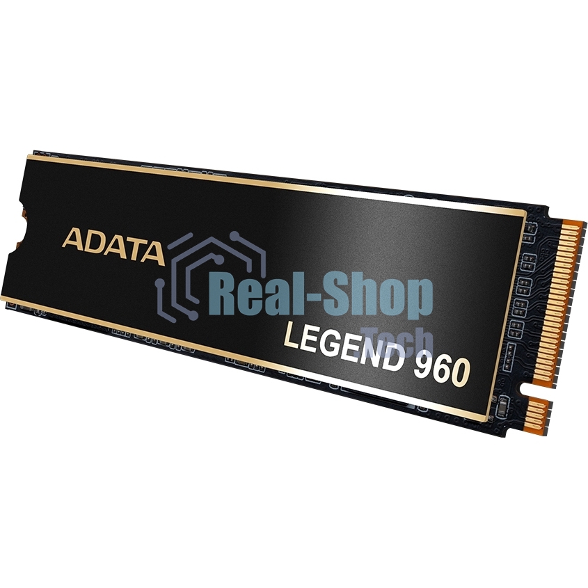 Накопитель SSD ADATA LEGEND 960, 2Tb, PCIe 4.0 x4, M.2 2280, NVMe, R/W 7400/6800, с радиатором