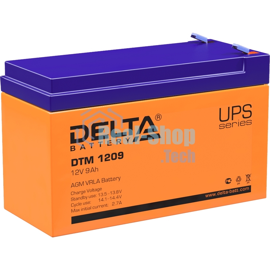 Батарея для ИБП Delta DTM 1209 (12V, 9Ah)