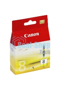 Картридж струйный CLI-8Y (0623B024), для Canon 4200/5200/MP500/MP800, Желтый, 490 стр.