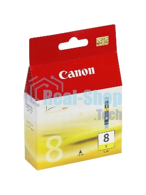 Картридж струйный CLI-8Y (0623B024), для Canon 4200/5200/MP500/MP800, Желтый, 490 стр.