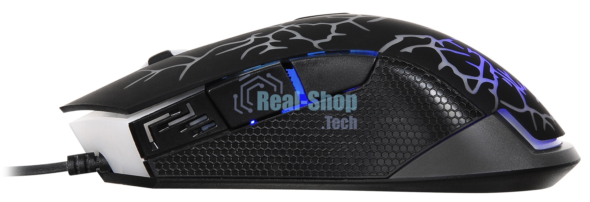 Мышь проводная SunWind SW-M705G черный, 3600 dpi, USB, кнопки - 6