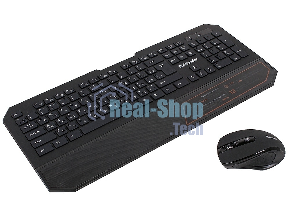 Комплект клавиатура + мышь Defender Berkeley C-925 Nano B черный