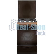 Плита газовая Gefest ПГ 5100-03 0001 коричневый, конфорок 4 шт, духовка 52 л, 50 см x 85 см x 58.5 см