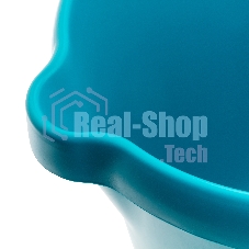 Ведро пластмассовое круглое 12 л, бирюзовое, Home Palisad