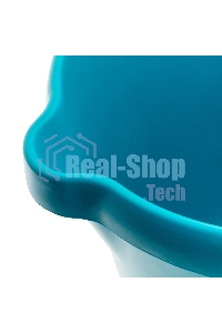 Ведро пластмассовое круглое 12 л, бирюзовое, Home Palisad