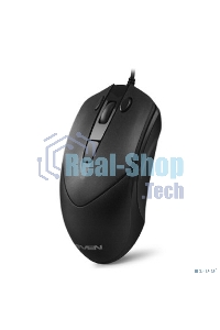 Мышь проводная SVEN RX-100 черный, 4000 dpi, USB, кнопки - 6