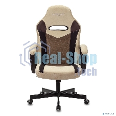 Кресло игровое Бюрократ VIKING 6 KNIGHT BR FABRIC коричневый, крестовина металл/пластик