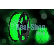 Филамент NVPrint PLA Noctilucen (Glow In the Dark) Green для 3D печати диаметр 1.75мм длина 330 метров масса 1 кг