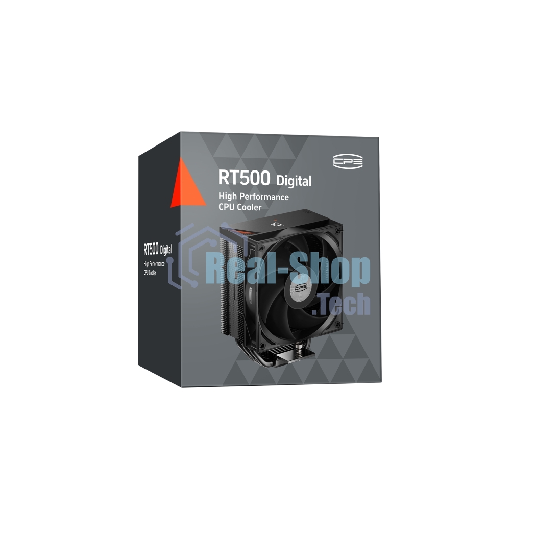 Кулер для процессора PCCooler RT500 Digital черный 120мм алюминий+медь 2200rpm 32db 4-pin 240W