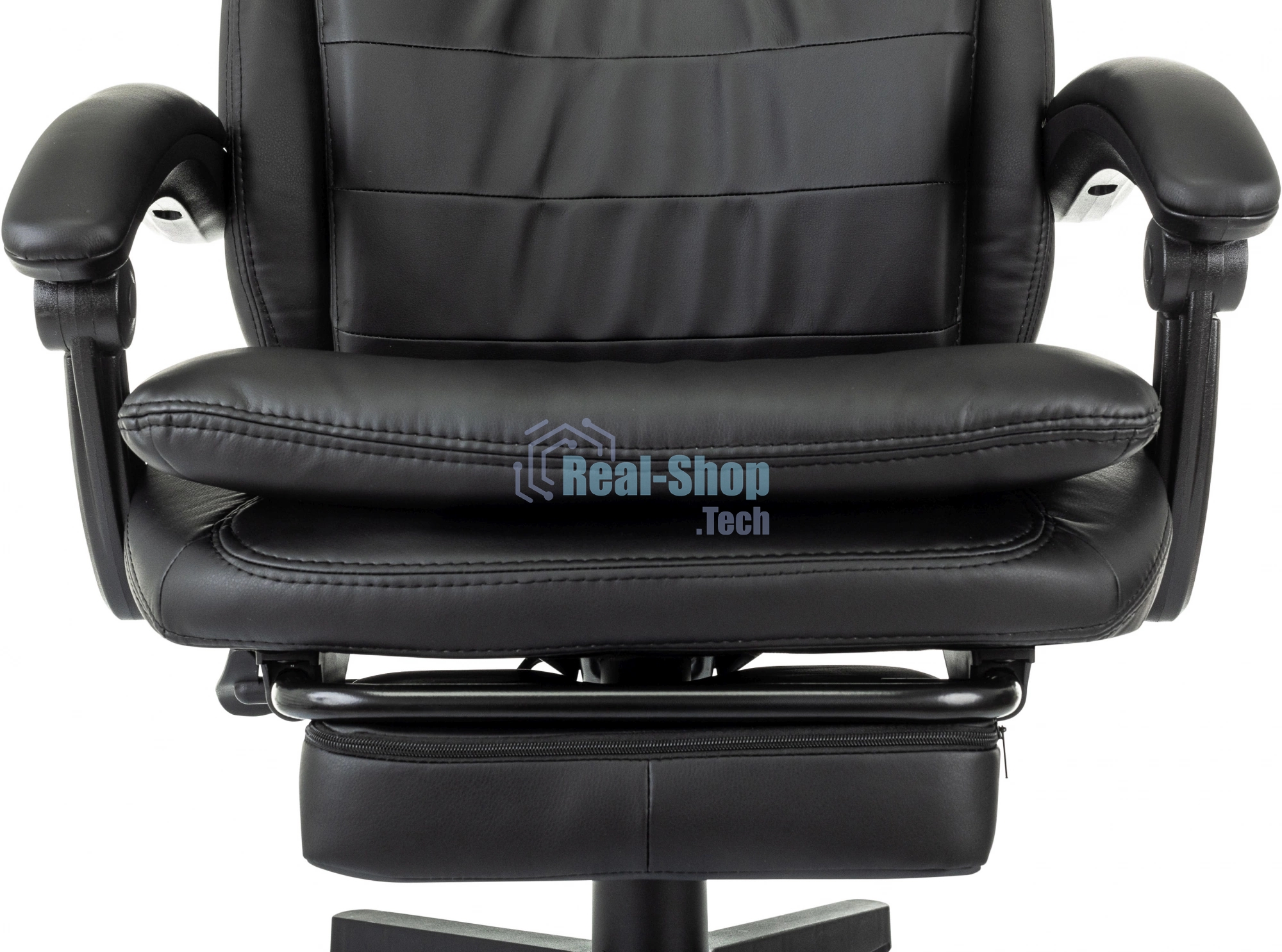 Кресло Бюрократ T-9950MSG-F/BLACK-PU черный, экокожа