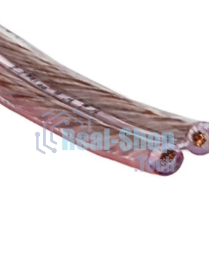 Акустический кабель Cablexpert CC-TC2x0,5-50M, прозрачный, 50 м, на катушке