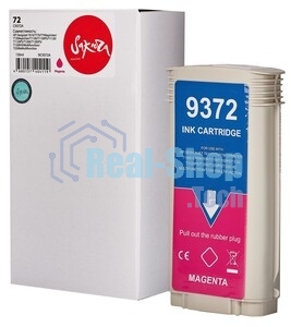 Картридж струйный Sakura C9372A (№72 Magenta) для HP, пурпурный, 130 мл.