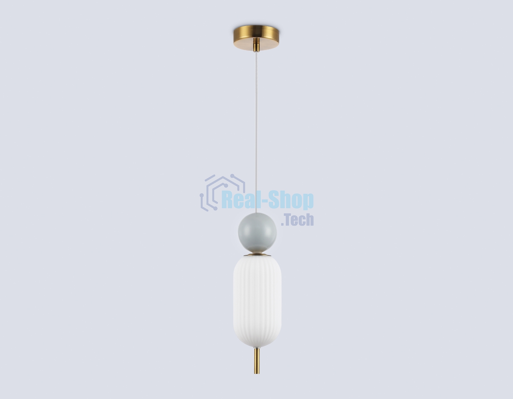Светильник Ambrella light LH53101 BS/GR/FR латунь/серый/белый матовый G9 max 28W D100*330