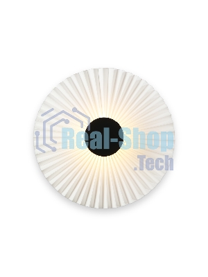 Настенный светильник Ambrella light LH72641 BK/WH черный/белый 6W 3000K D300*100