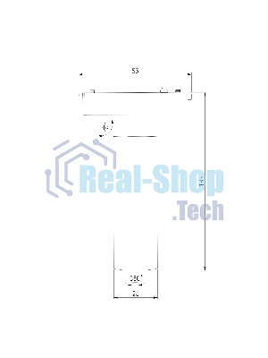 Трековый светильник Flat Magnetic 18W 4000K Arcos (чёрный) 85096/01