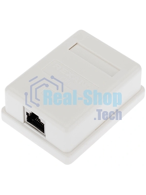 Рoзетка компьютерная внешняя Rexant 1-порт RJ-45 (8P8C), FTP экранированная, категория 6
