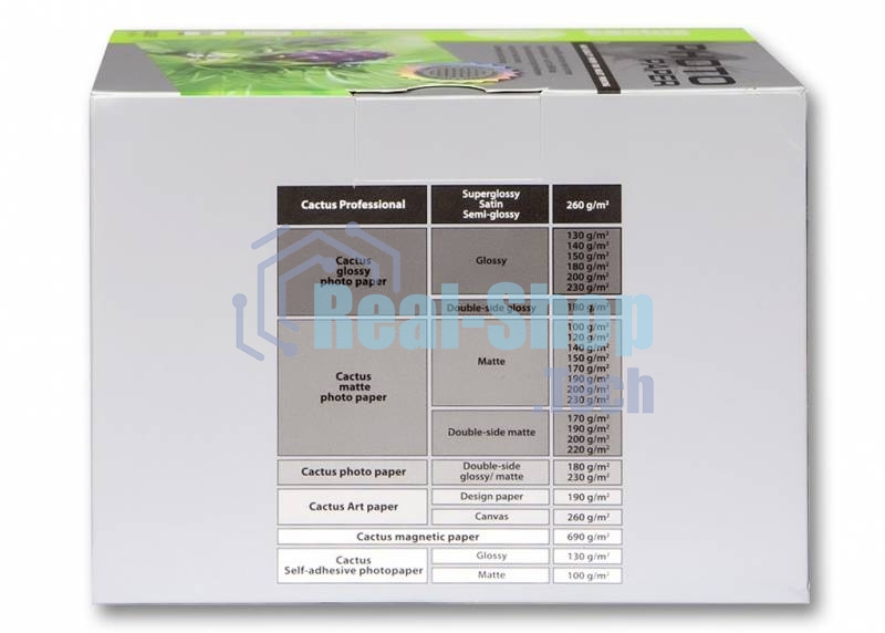 Фотобумага Cactus CS-GA6180500 глянцевая A6 180 г/м2 500 листов