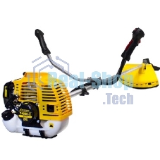 Триммер Champion T433S-2 Мощность двигателя 1.25/1.7 кВт/л.с, Вес без режущей насадки 8,0 кг, Объем двигателя 42,7 см3, Объем топливного бака 950 мл, Максимальный расход топлива 610 г/кВт•ч/мл/ч, Тип рукоятки U-образная, штанга прямая Разъемная, Длина шта