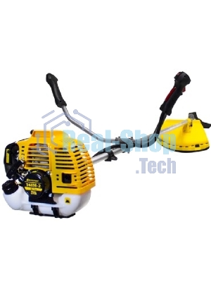 Триммер Champion T433S-2 Мощность двигателя 1.25/1.7 кВт/л.с, Вес без режущей насадки 8,0 кг, Объем двигателя 42,7 см3, Объем топливного бака 950 мл, Максимальный расход топлива 610 г/кВт•ч/мл/ч, Тип рукоятки U-образная, штанга прямая Разъемная, Длина шта