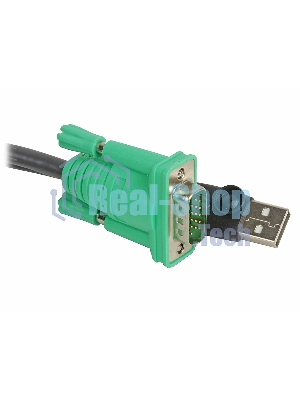 Кабель KVM ATEN 2L-5201U USB(тип А Male)+HDB15(Male) <-> SPHD15(Male) 1,2м., черный.