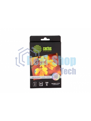 Фотобумага Cactus CS-HGA626020 Professional суперглянцевая A6 260 г/м2 20 листов