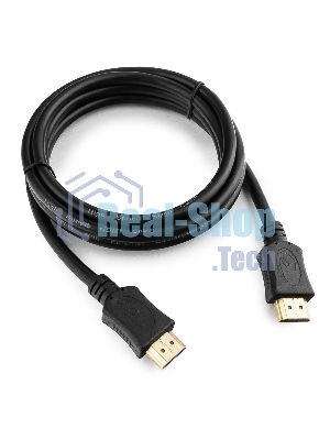 Кабель Cablexpert HDMI CC-HDMI4L-6, 19M/19M, v2.0, серия Light, позол.разъемы, экран, 1.8м, черный, пакет