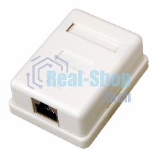 Рoзетка компьютерная внешняя Rexant 1-порт RJ-45 (8P8C), FTP экранированная, категория 5e