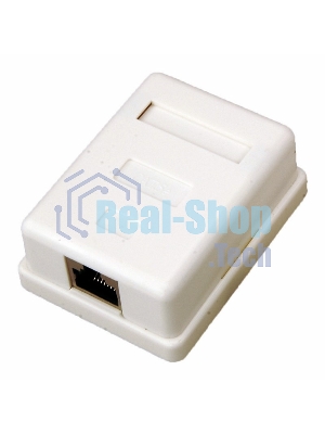 Рoзетка компьютерная внешняя Rexant 1-порт RJ-45 (8P8C), FTP экранированная, категория 5e