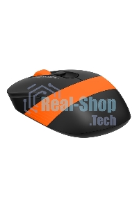 Мышь беспроводная A4Tech Fstyler FG10S черный/оранжевый, 2000 dpi, радиоканал, USB, кнопки - 4