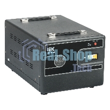 Стабилизатор напряжения IEK Hub 10кВА однофазный черный (IVS21-1-010-13)