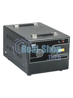 Стабилизатор напряжения IEK Hub 10кВА однофазный черный (IVS21-1-010-13)