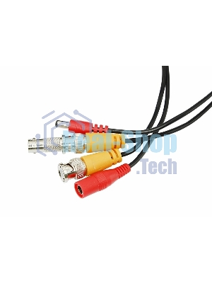 Кабель соединительный для систем видеонаблюдения Rexant BNC + DC питание, длина 18 метров