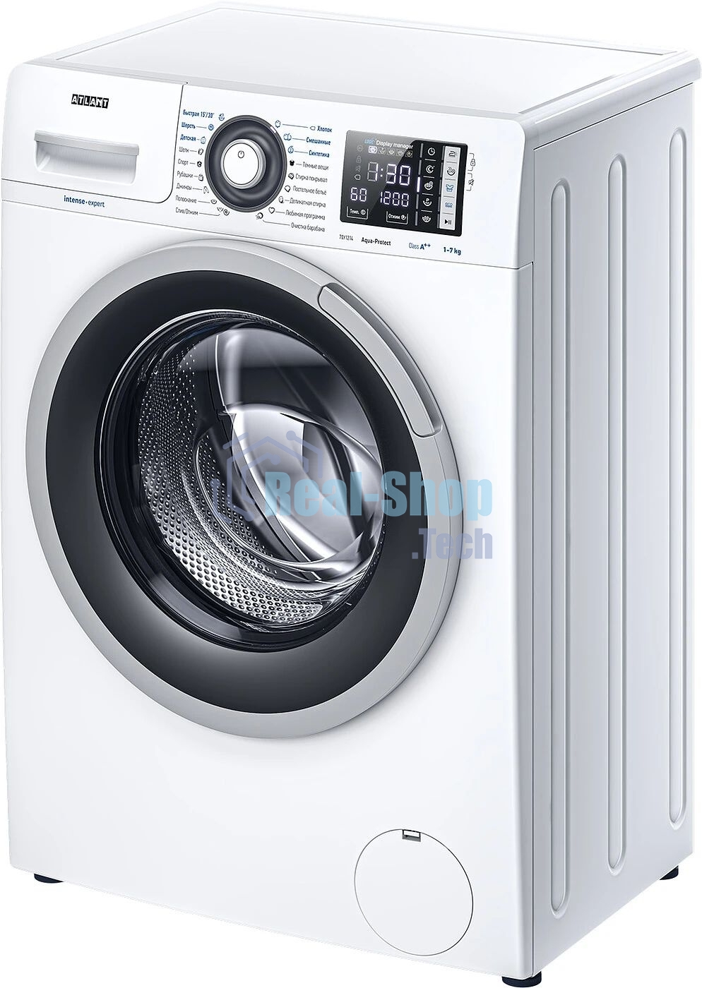Стиральная машина Atlant СМА 70У1214-01 белый, загрузка фронтальная 7 кг, 1200 об/мин., класс: А++