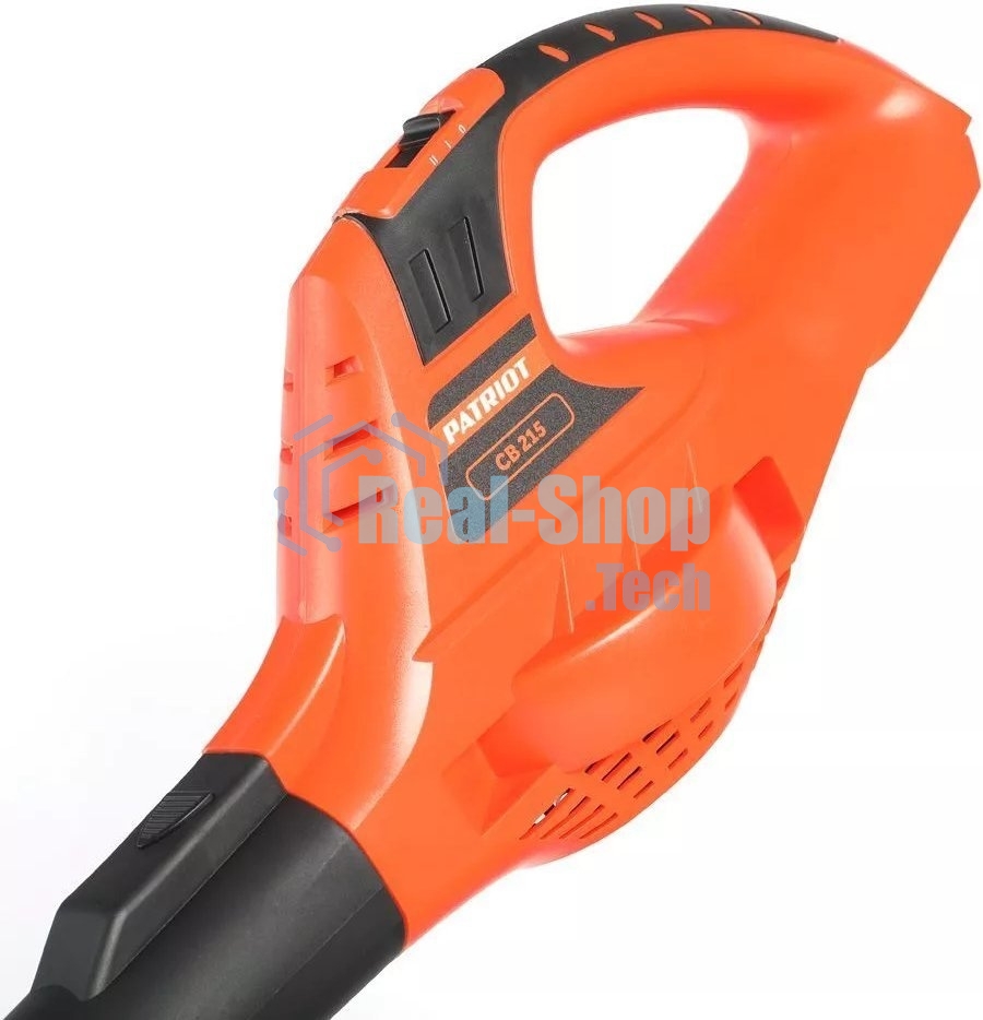 Воздуходув аккумуляторный PATRIOT CB215 21В UES, 2 режима, 150-208км/ч, 130м3/ч (без аккумулятора и зарядного устройства)