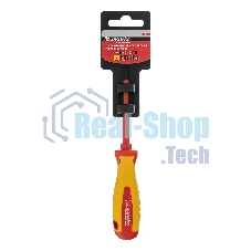 Отвертка Matrix Insulated, PH0 x 75 мм, CrMo, до 1000 В, двухкомп. рукоятка