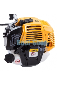 Триммер бензиновый Denzel DR-52, 52 см3, неразъемная штанга, состоит из 2 частей
