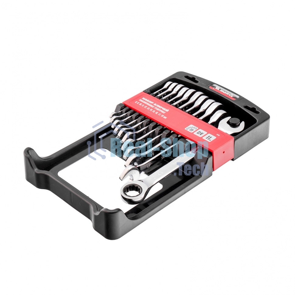 Набор ключей комбинированных Matrix, трещоточных 11 шт.