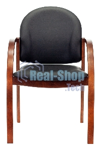 Стул Бюрократ ДЖУНО черный, искусственная кожа