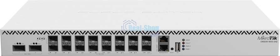 Коммутатор MikroTik CRS518-16XS-2XQ