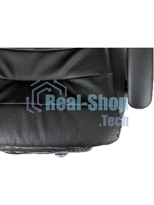 Кресло Бюрократ T-9950MSG-F/BLACK-PU черный, экокожа