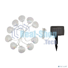 Каскад Lamper Хранитель жемчужины LED 4 м с выносной солнечной панелью 2 м и аккумулятором, холодное белое свечение