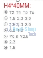 Отвертка с набором бит Jakemy JM-8171