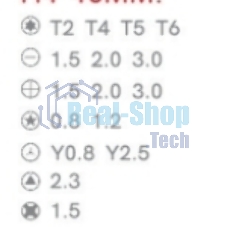 Отвертка с набором бит Jakemy JM-8171