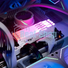 Оперативная память Kingston Fury Beast, DDR5, 64GB (2x32GB), 6000MHz, CL30, DIMM, с радиатором, RGB, белый
