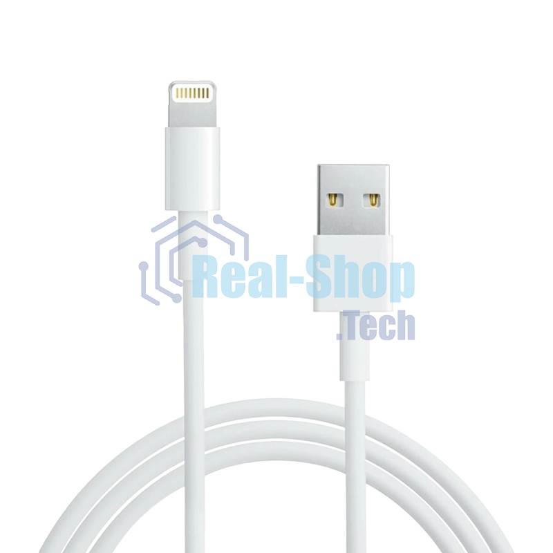 Кабель Rexant USB-A – Lightning, 2,4А, 2м, ПВХ, белый