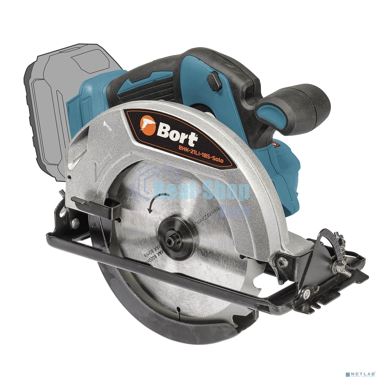 Пила циркулярная аккумуляторная Bort BHK-21Li-185 Solo (без АКБ и ЗУ)