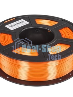 Филамент NVPrint Silk PLA+ Orange для 3D печати диаметр 1.75мм длина 330 метров масса 1 кг