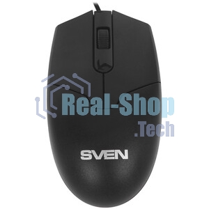 Мышь проводная SVEN RX-30 черный, 1000 dpi, USB, кнопки - 3